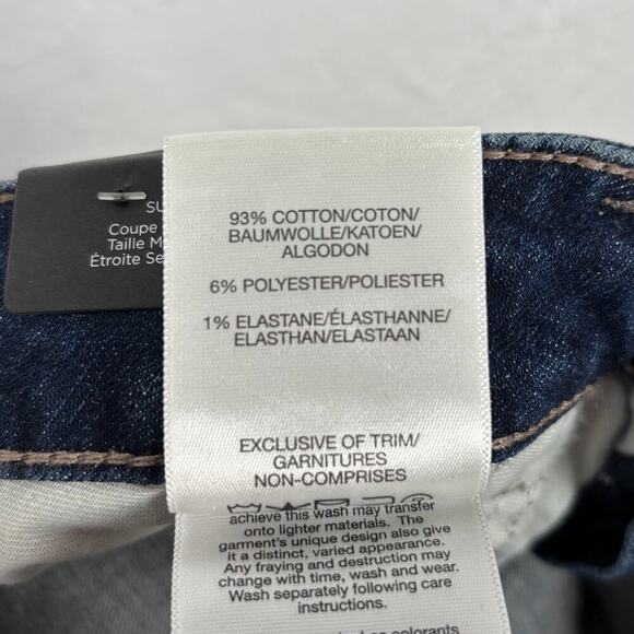 Silver Jeans Co. Suki Curvy Fit Mid Rise Slim Boot in Indigo NWT Size 29 - Picture 6 of 6